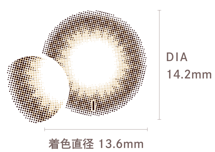着⾊直径13.6mm DIA14.2mm