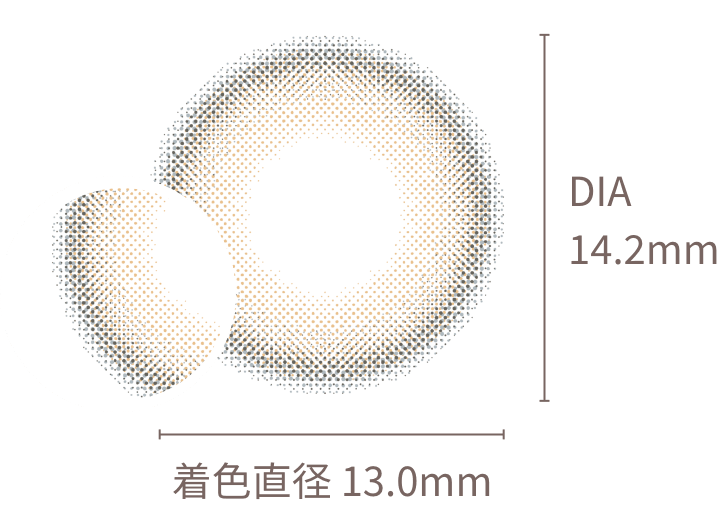 着⾊直径13.0mm DIA14.2mm