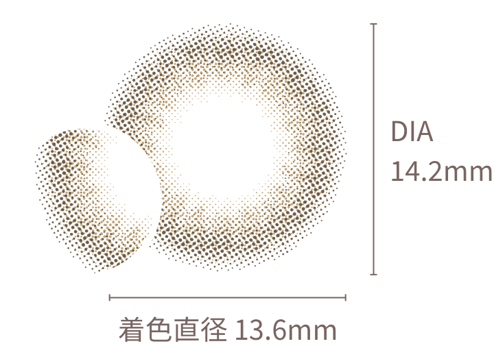 着⾊直径13.6mm DIA14.2mm