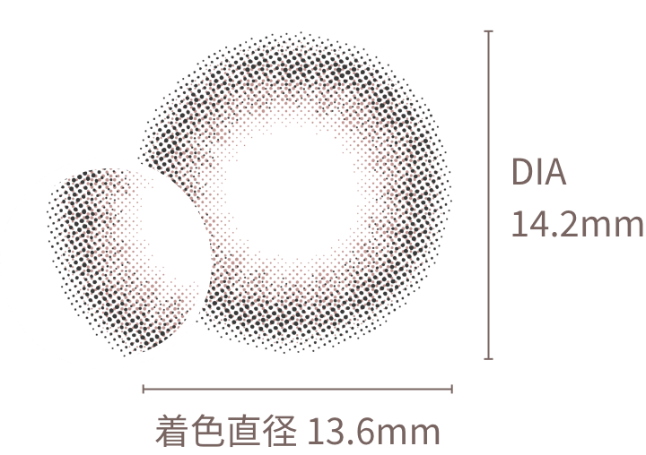 着⾊直径13.6mm DIA14.2mm